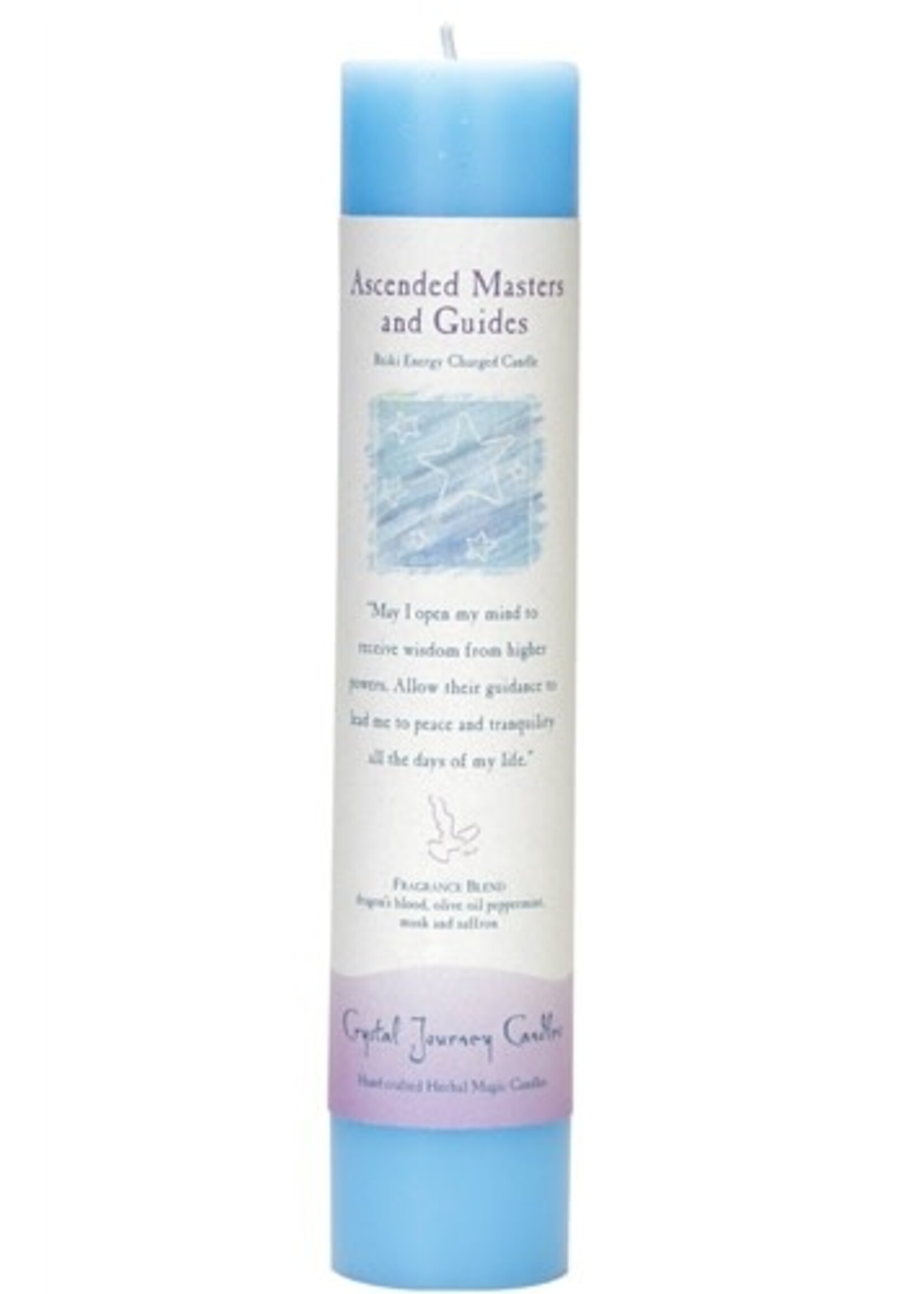 Candle Herbal Pillar Ascended Masters and Guides