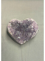 Amethyst Heart Druzy
