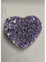 Amethyst Heart Cluster