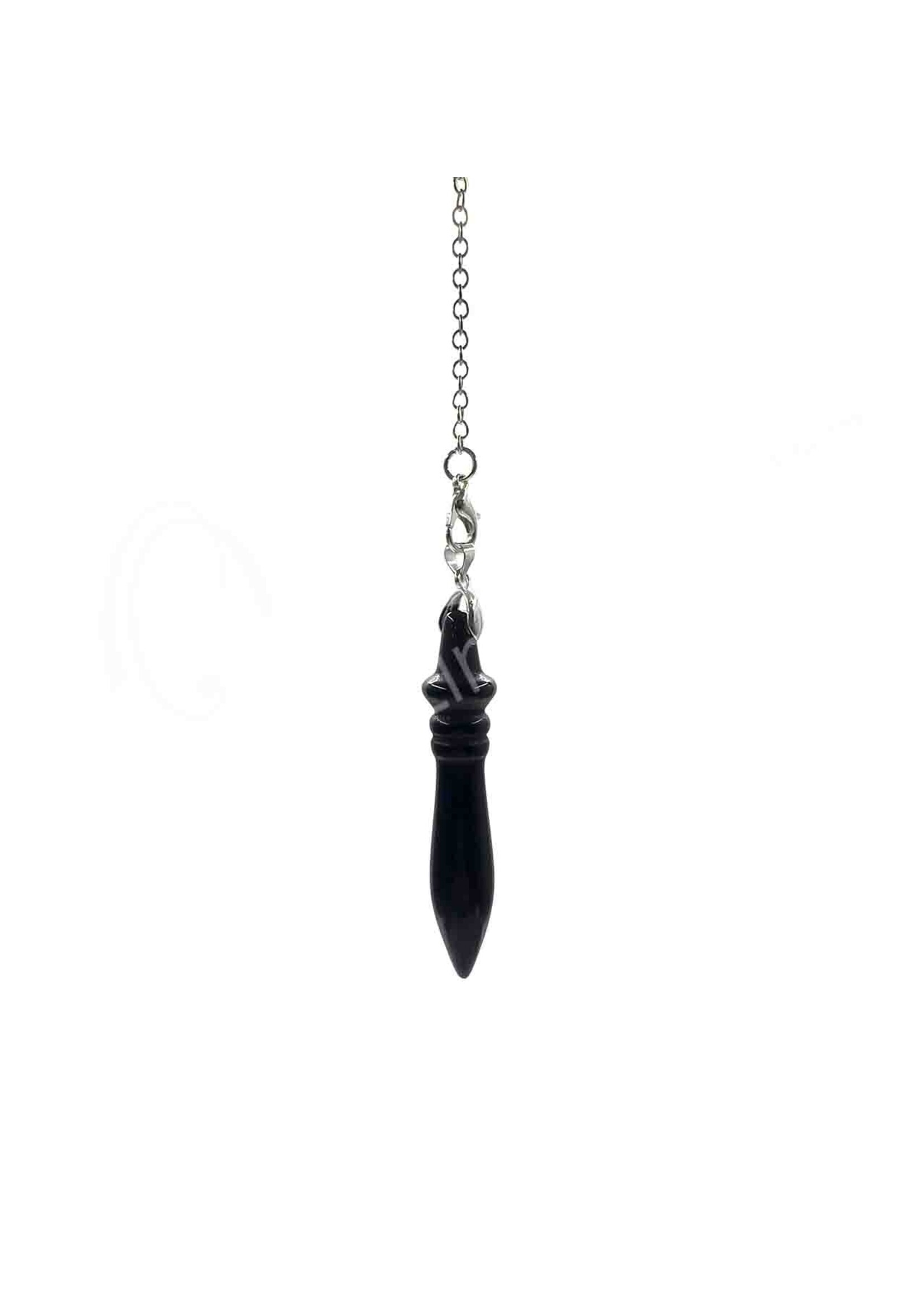 Pendulum Egyptian Black Obsidian
