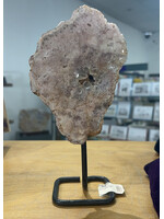 Pink Amethyst On Stand LG