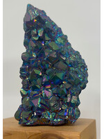 Titanium Amethyst Aura Cluster