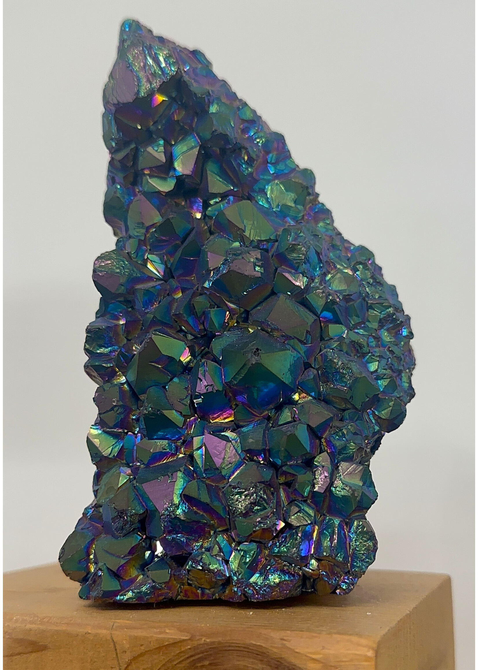 Titanium Amethyst Aura Cluster