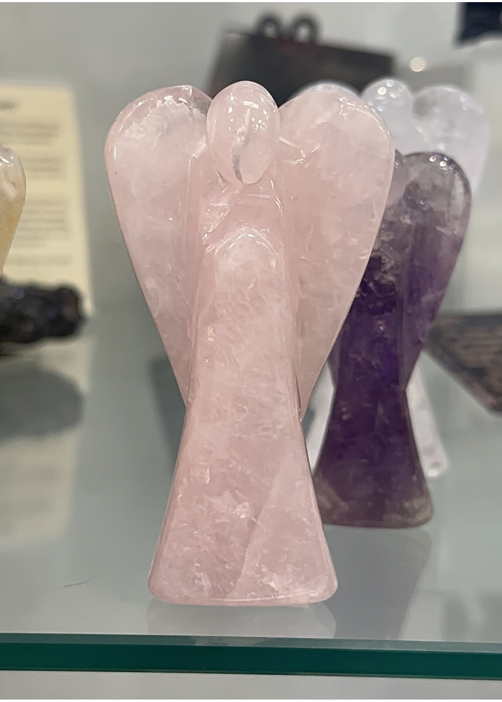 Rose Quartz Angel 3"