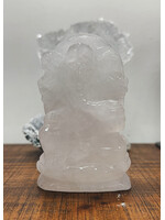 Rose Quartz Ganesh Statue