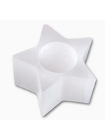 Selenite Star Tealight Holder