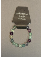 Bracelet 10mm Rainbow Fluorite