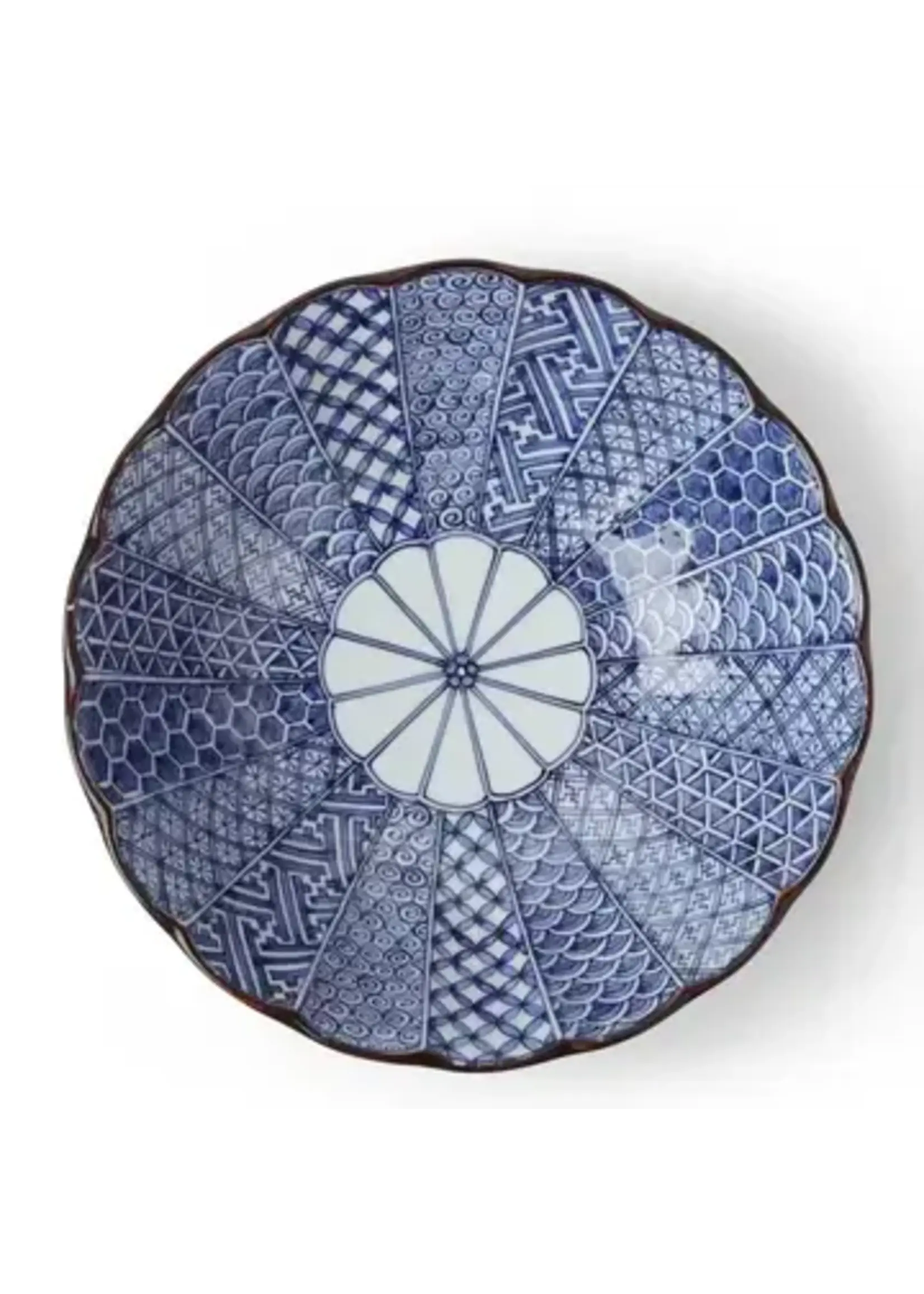 Bowl Blue Nishiki 10"