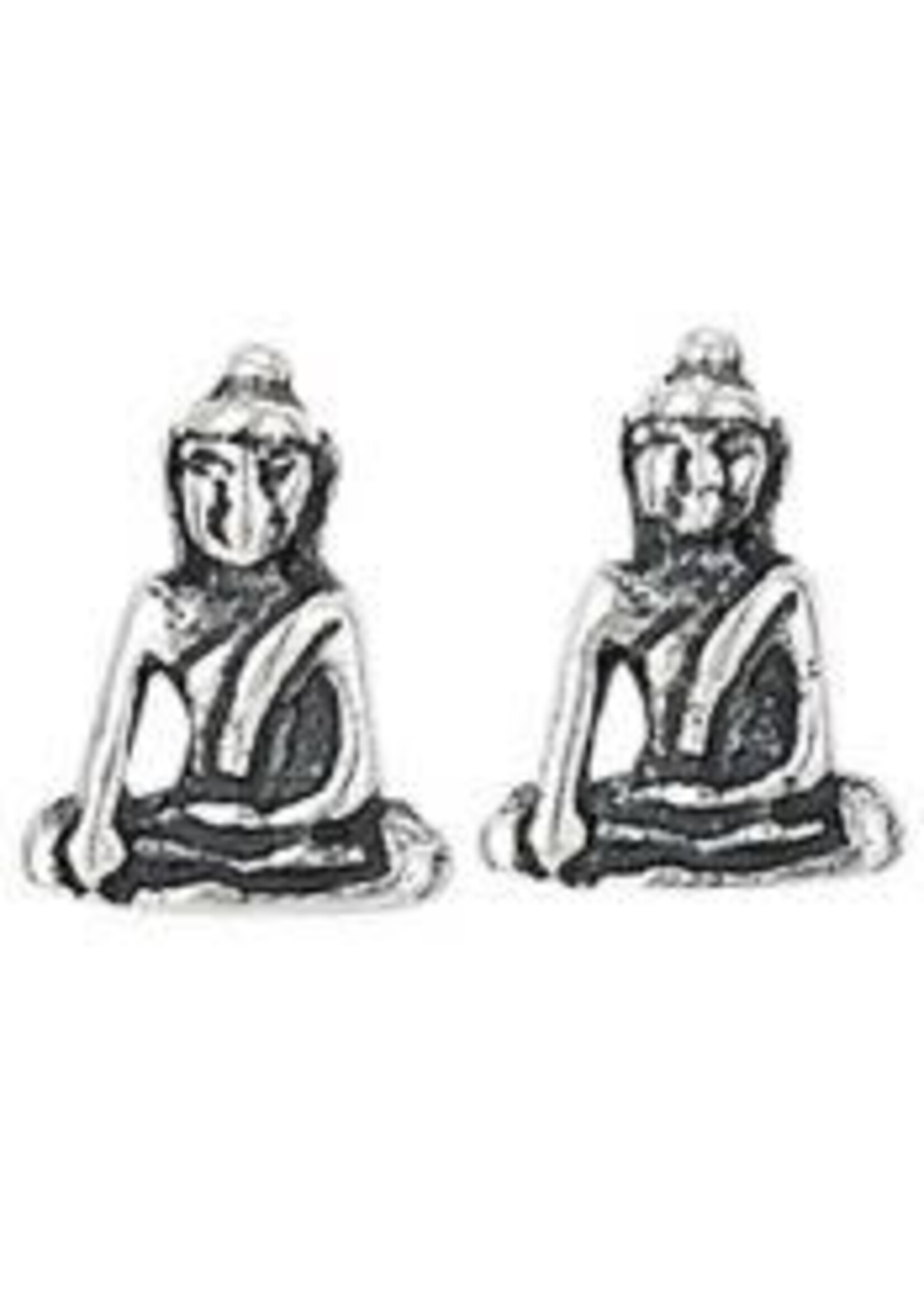 Earring Small Buddha Stud