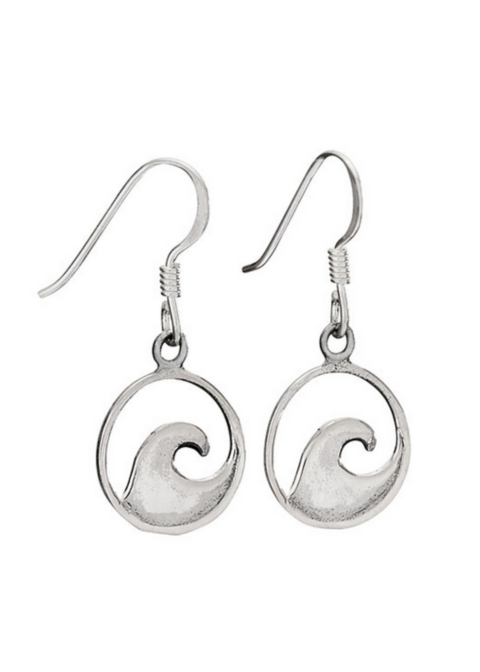 Earring SS Waves Dangle