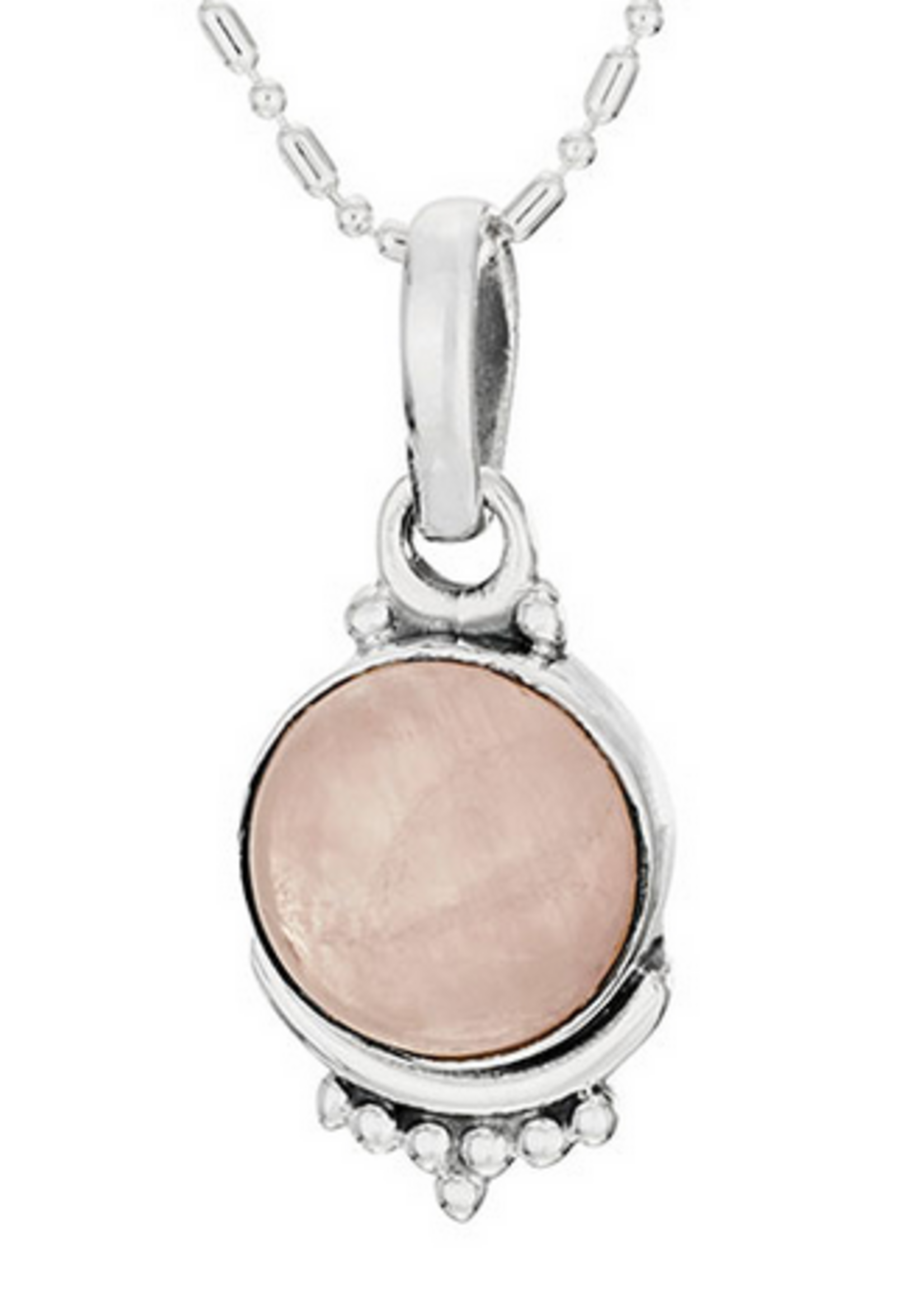 Necklace Rose Quartz CAB
