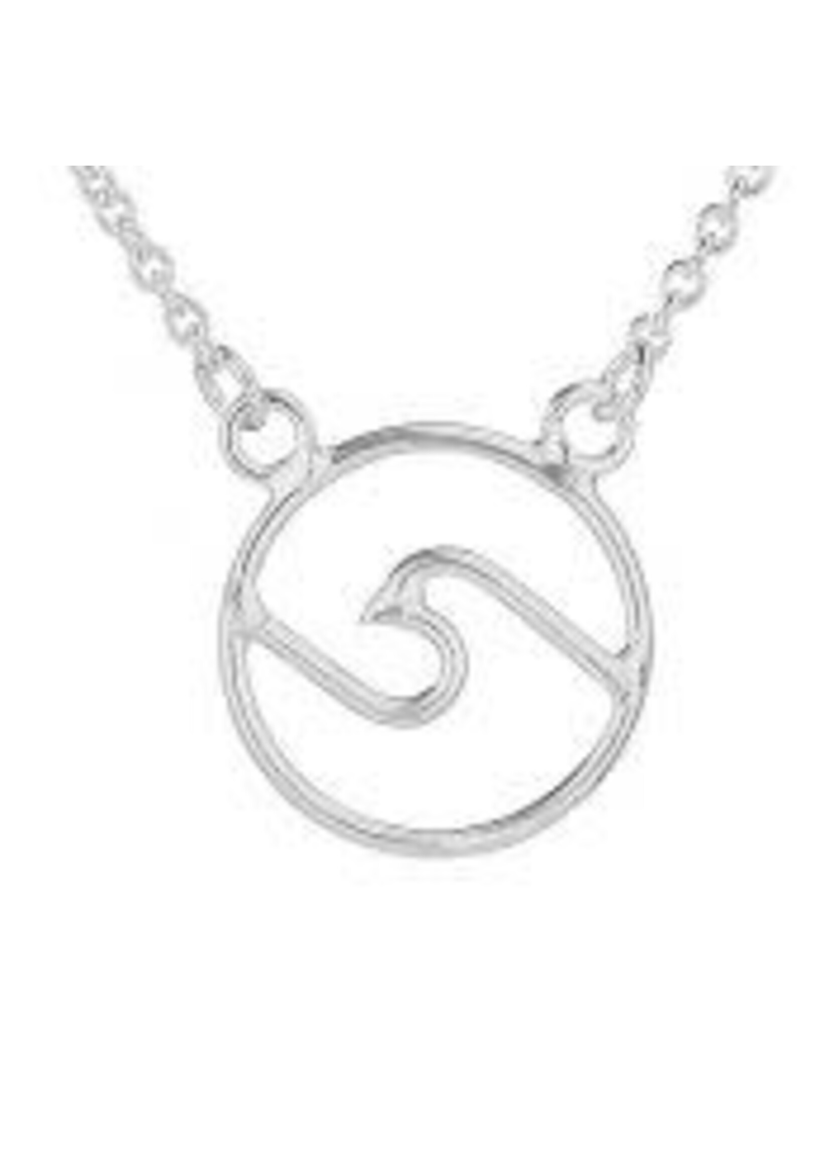 Necklace SS Open Wave