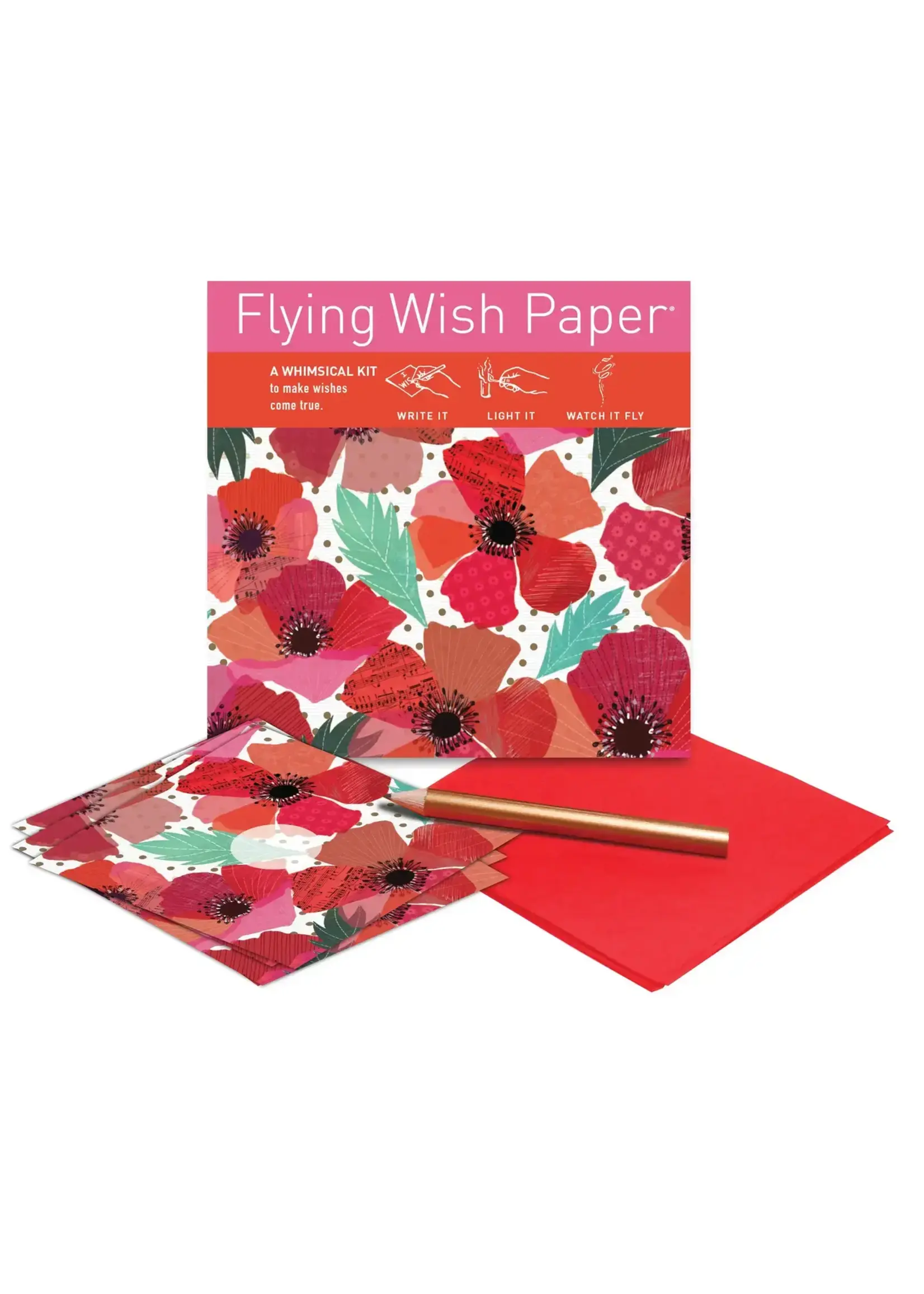 Flying Wish Paper Poppies
