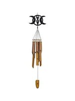 Windchime Bamboo Triple Moon Goddess 36"