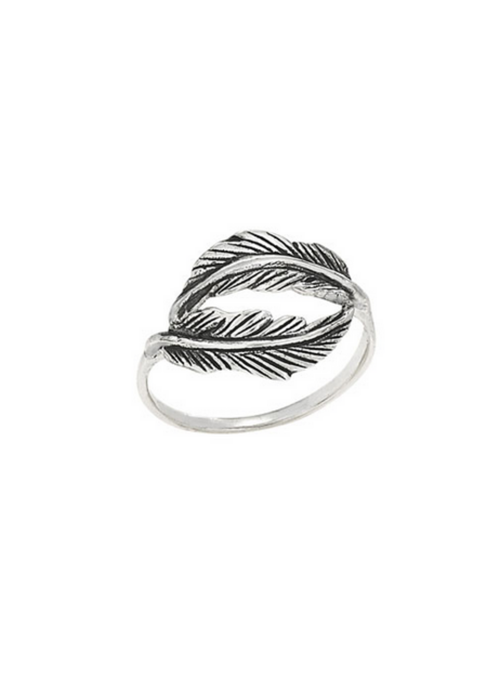 Ring Double Leaves Wrap S7