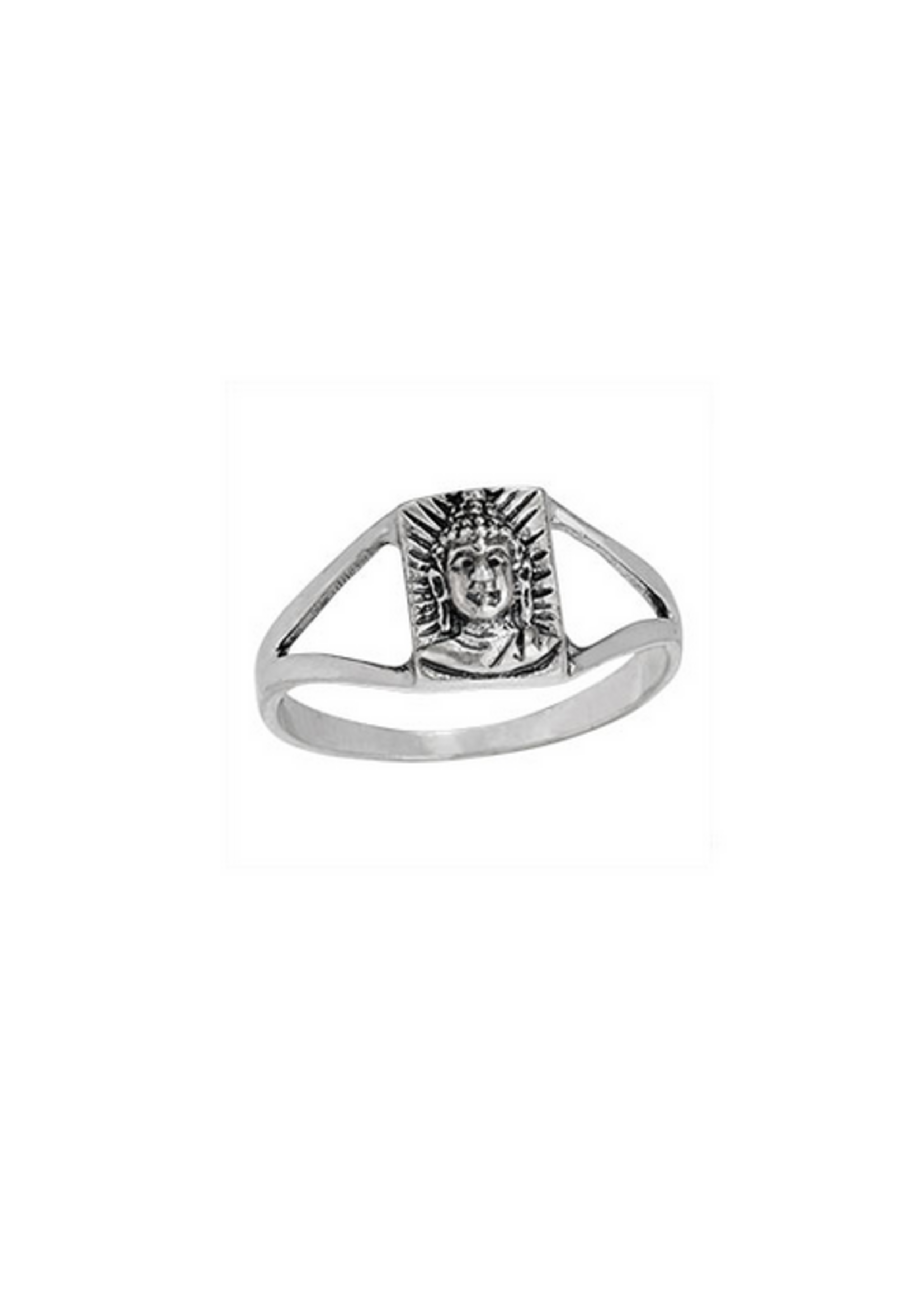 Carved Buddha Ring | Size 9