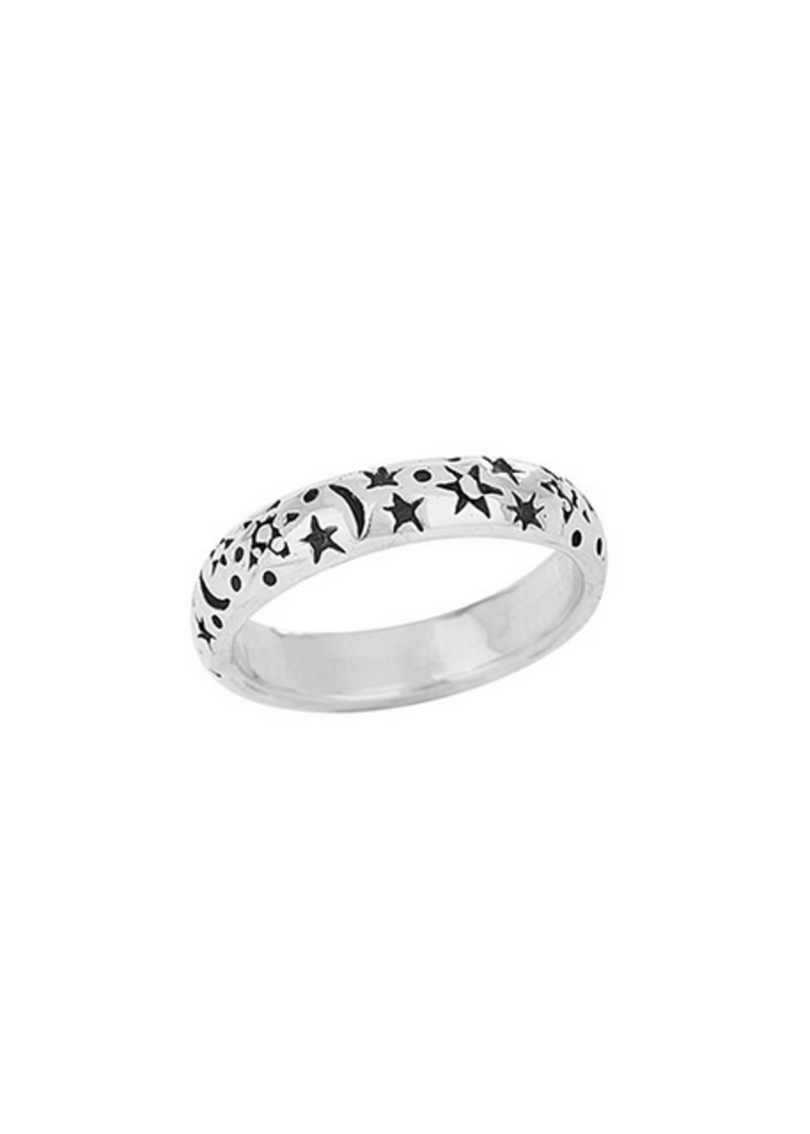 The Moon & Stars Ring | Size 6
