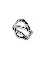 Double Band Twist Ring