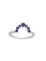Iolite Fan Ring | Size 7