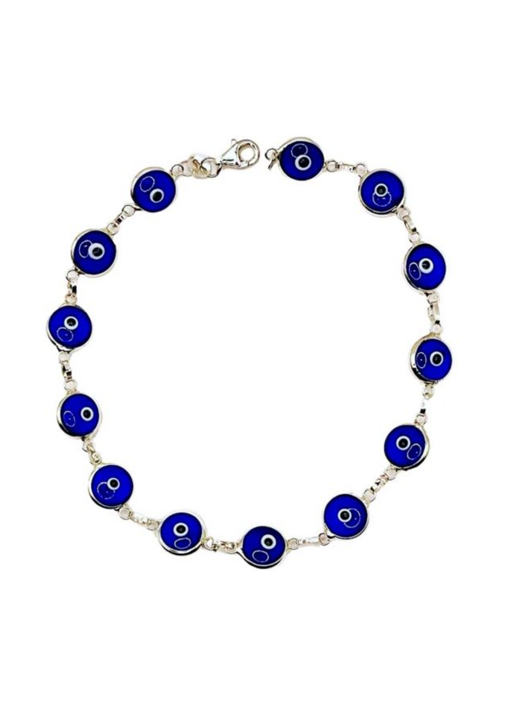 Silver Evil Eye Bracelet