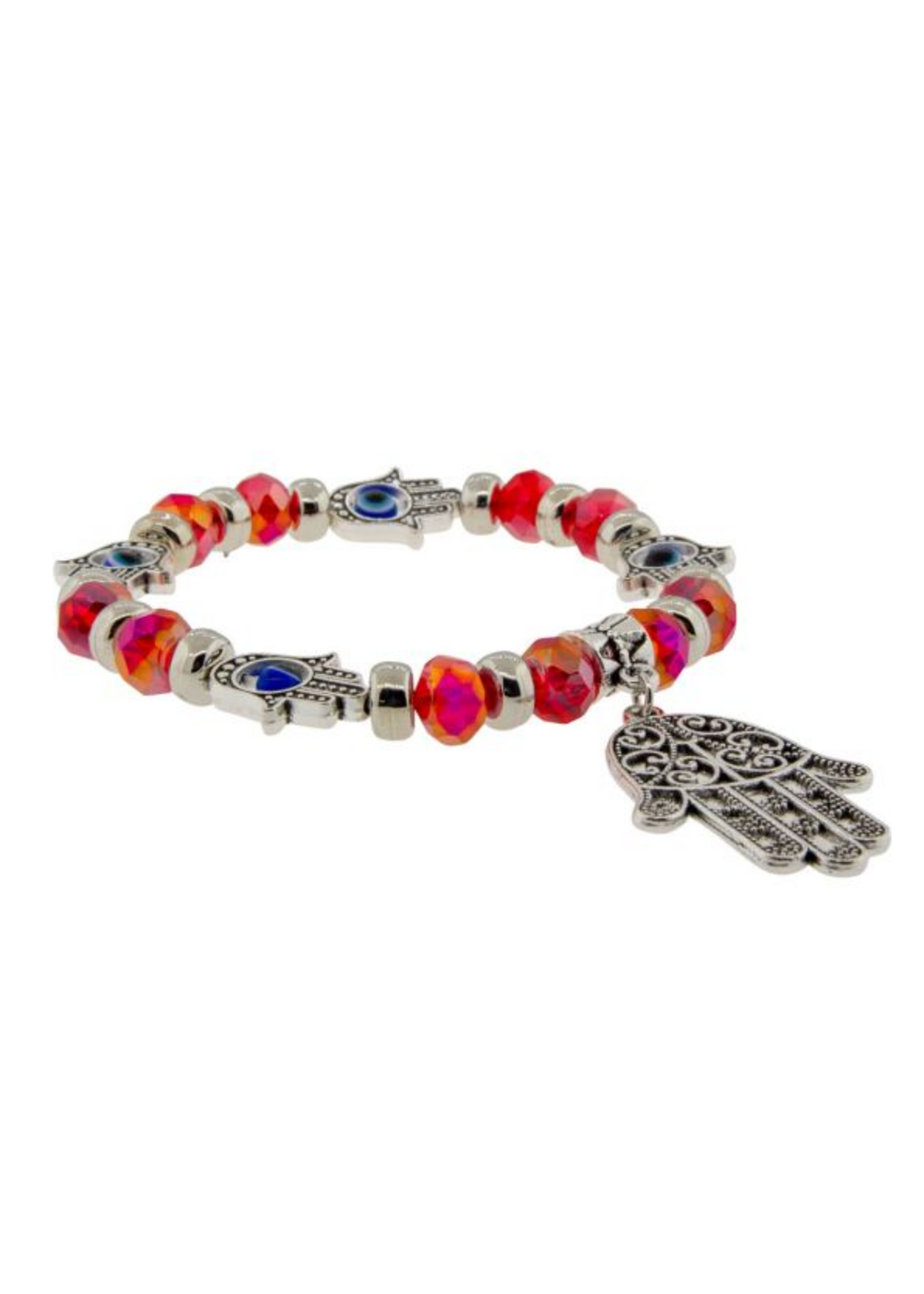 Red Evil Eye & Fatima Bracelet