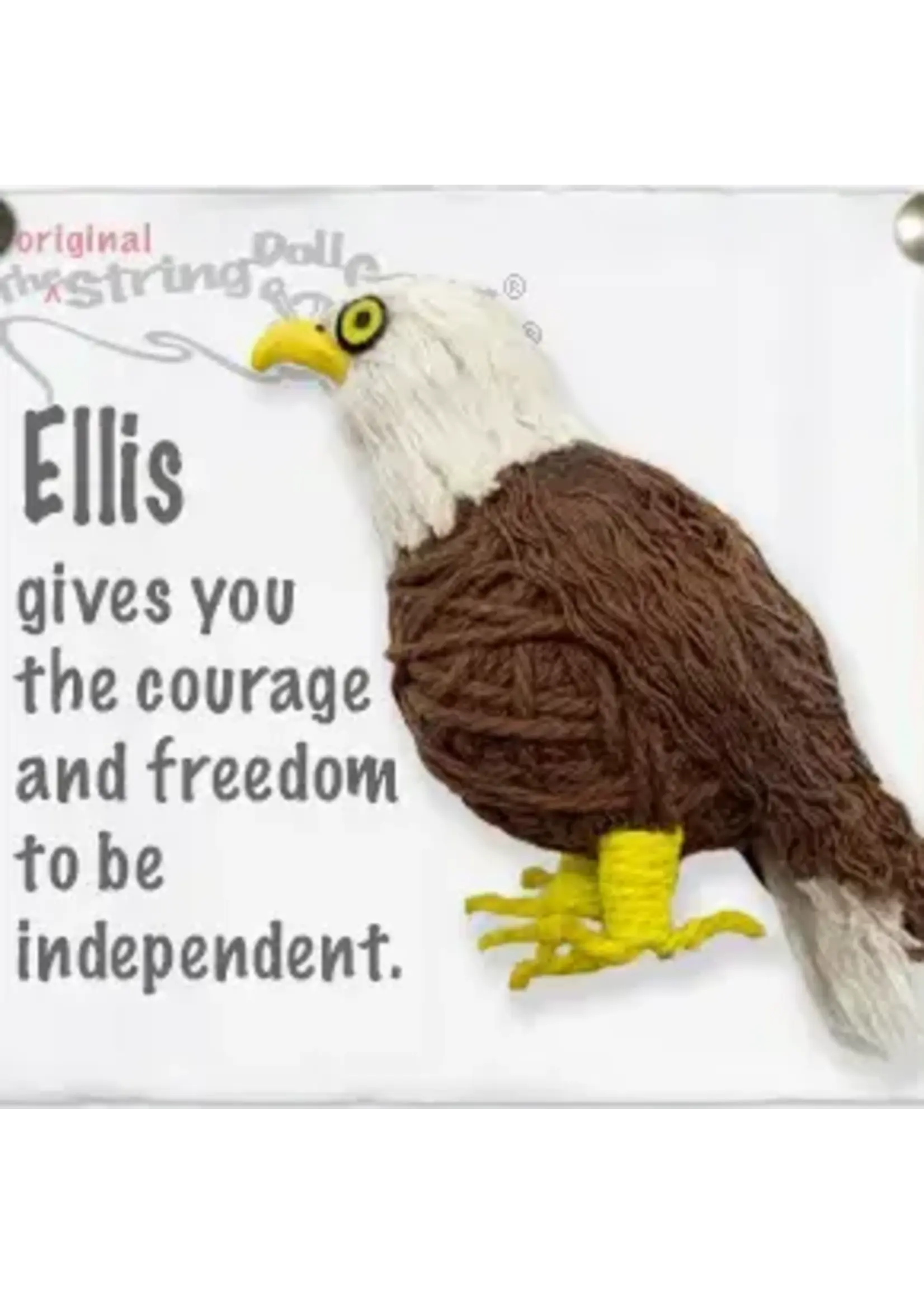 String Doll Keychain Ellis the Eagle
