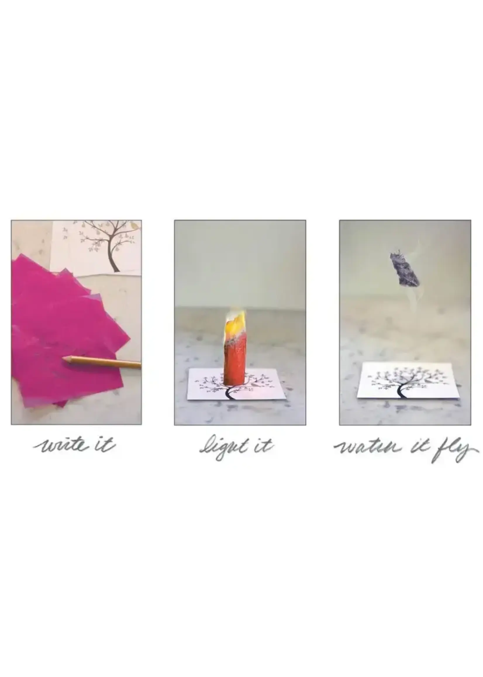 Flying Wish Paper Angels