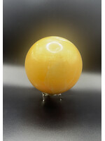 Orange Calcite Sphere Large