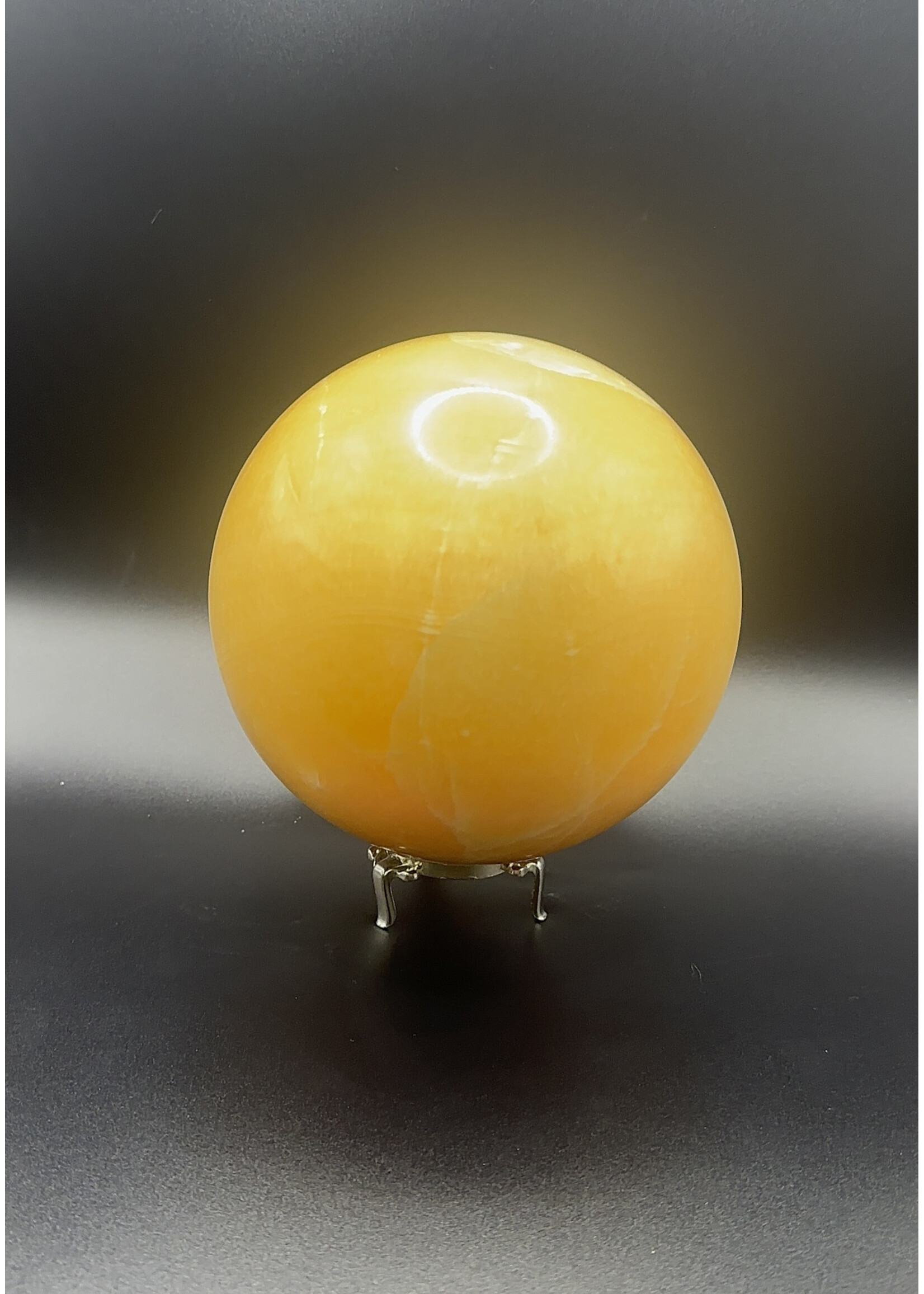 Orange Calcite Sphere Large