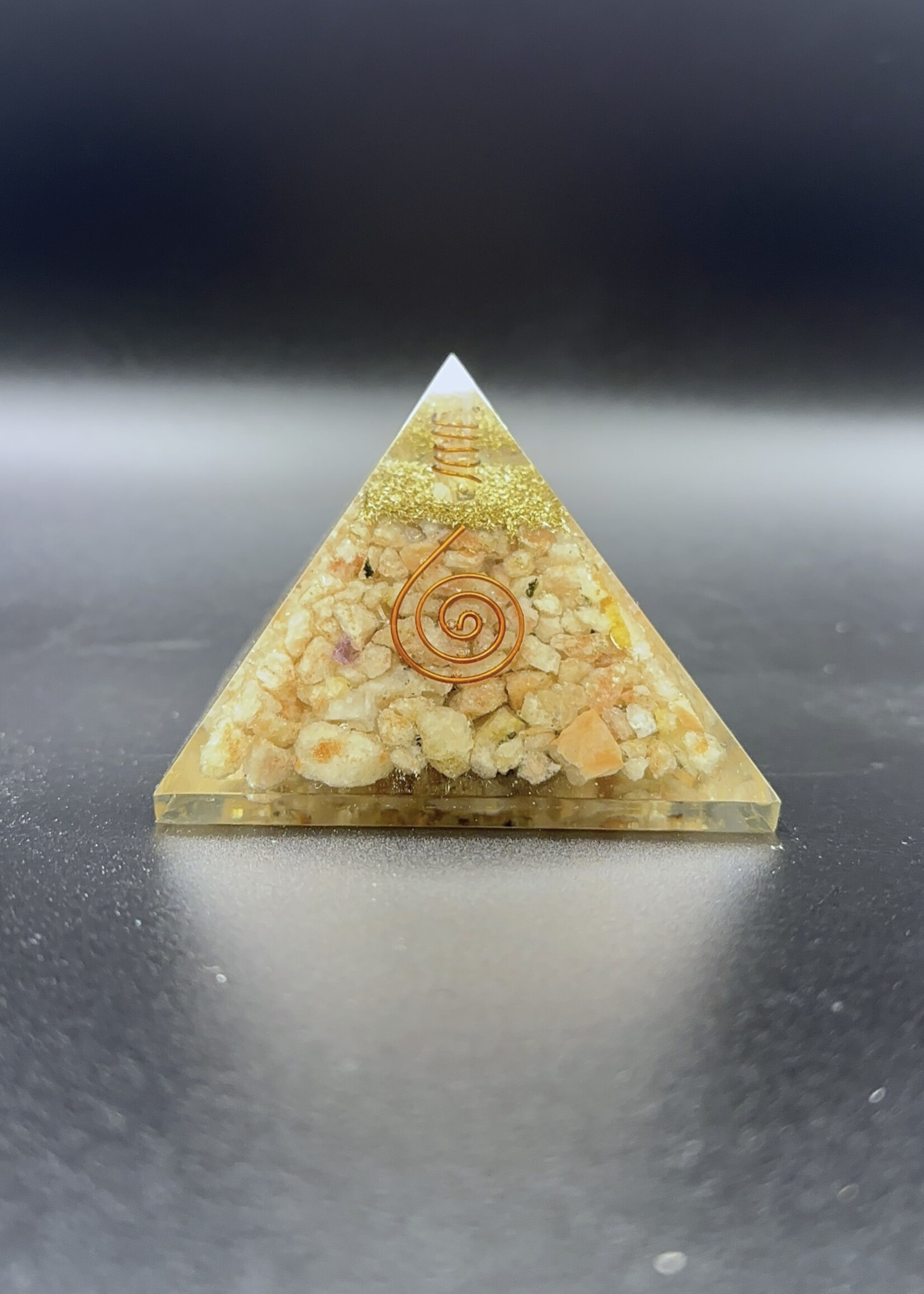 Orgonite Sunstone Pyramid