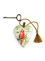 Art Heart Always and Forever Cardinal