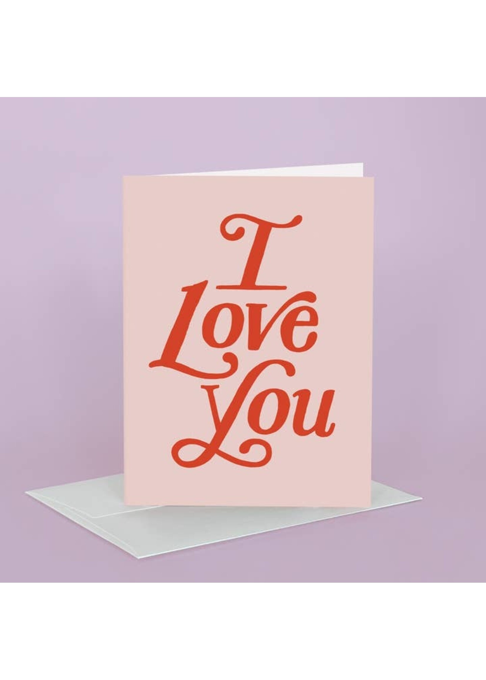 Card LOV I Love You