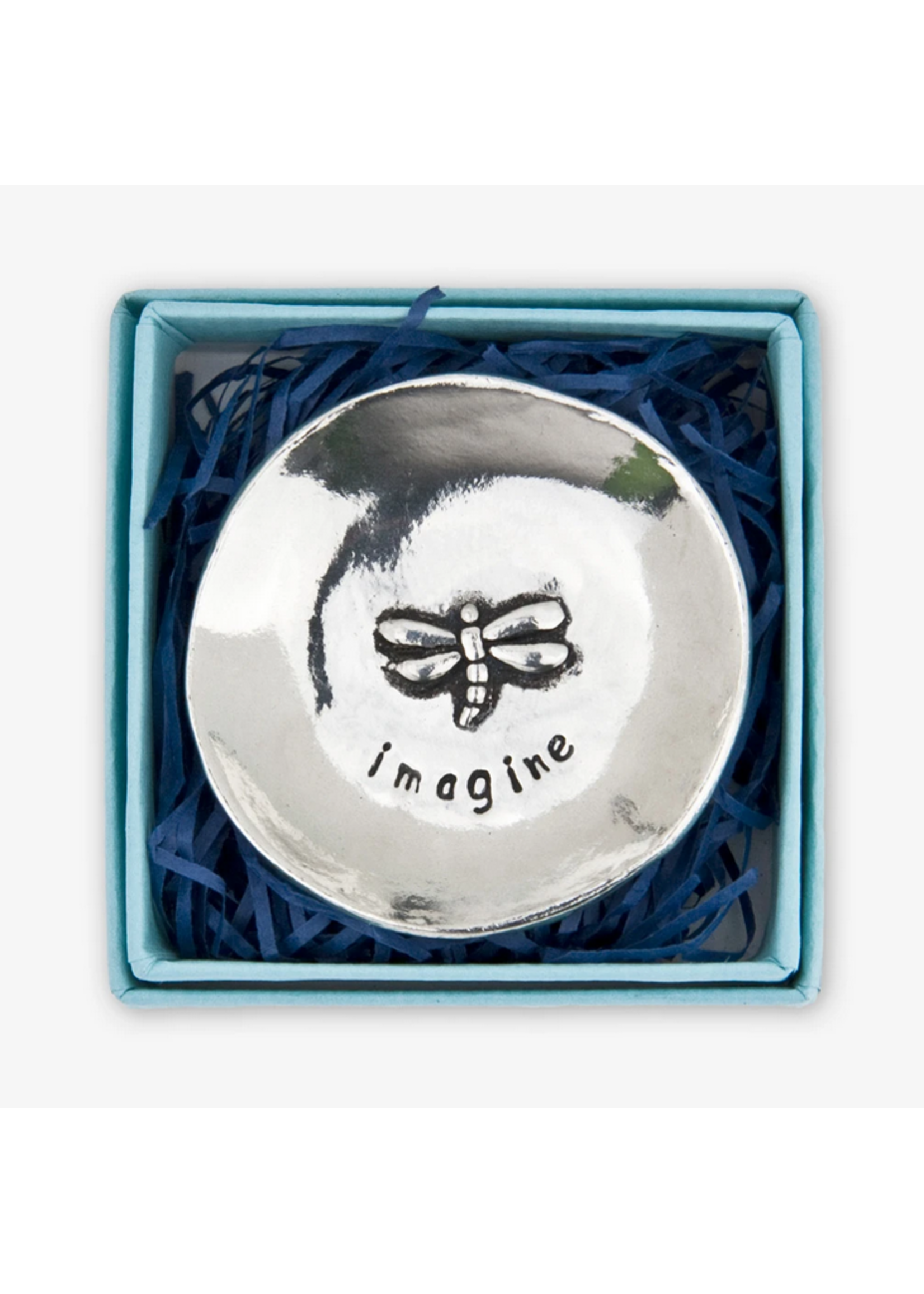 Charm Bowl Pewter Dragonfly Imagine