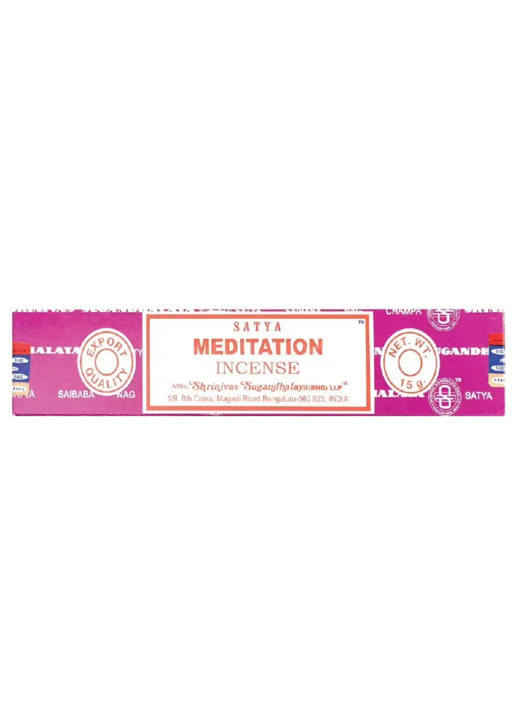 Satya Incense Meditation