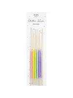 Glittering Rainbow Beeswax Candles