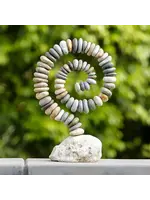 White Stone Pebble Spiral