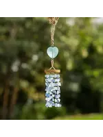 Glass Heart Windchime