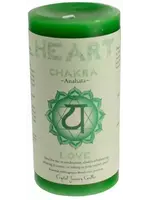 Candle Pillar Heart Chakra