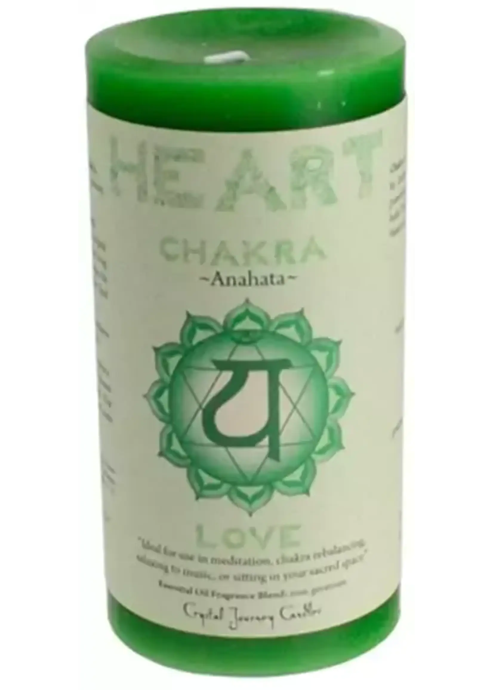 Candle Pillar Heart Chakra Anahata Love
