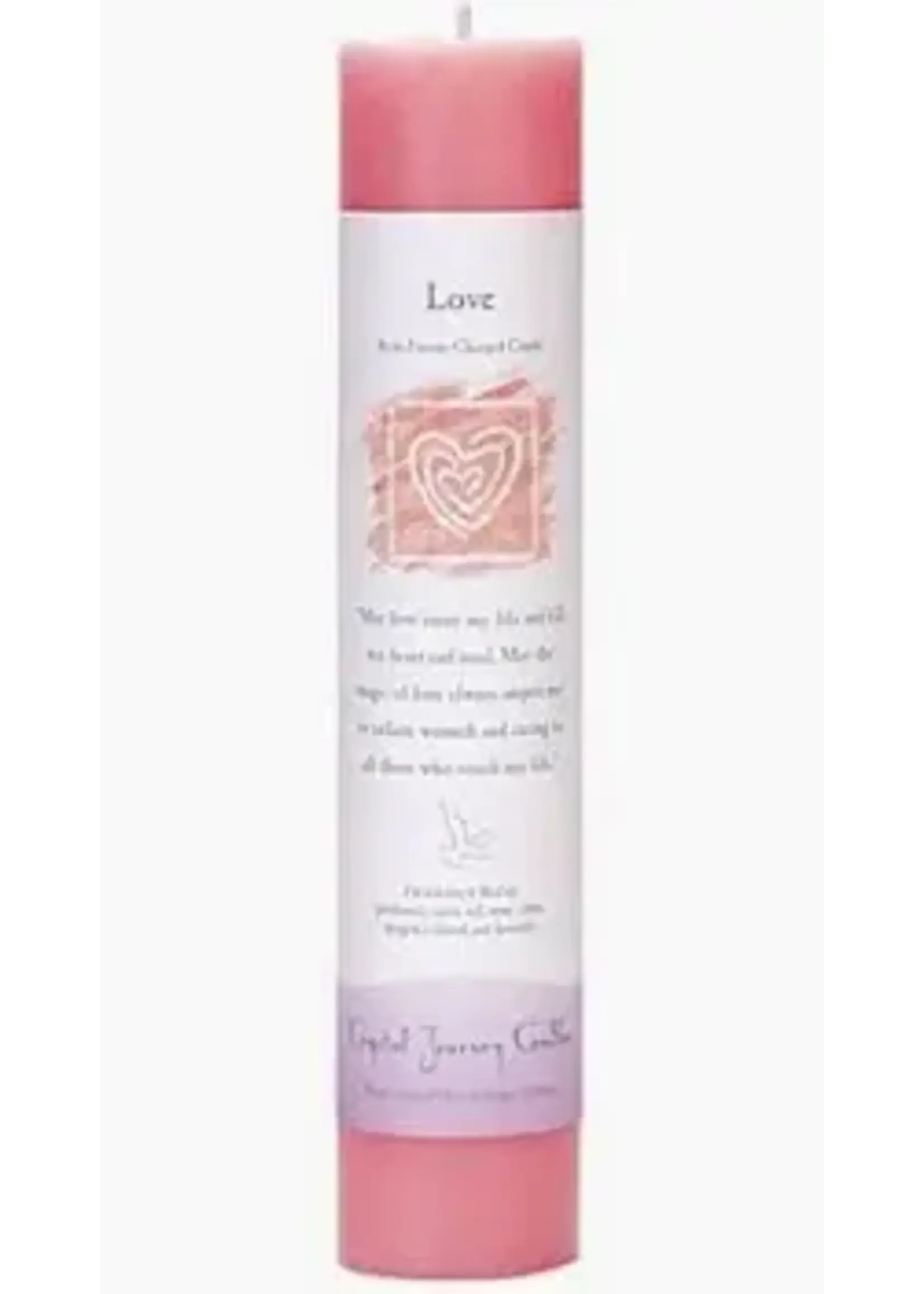 Candle Herbal Pillar Love