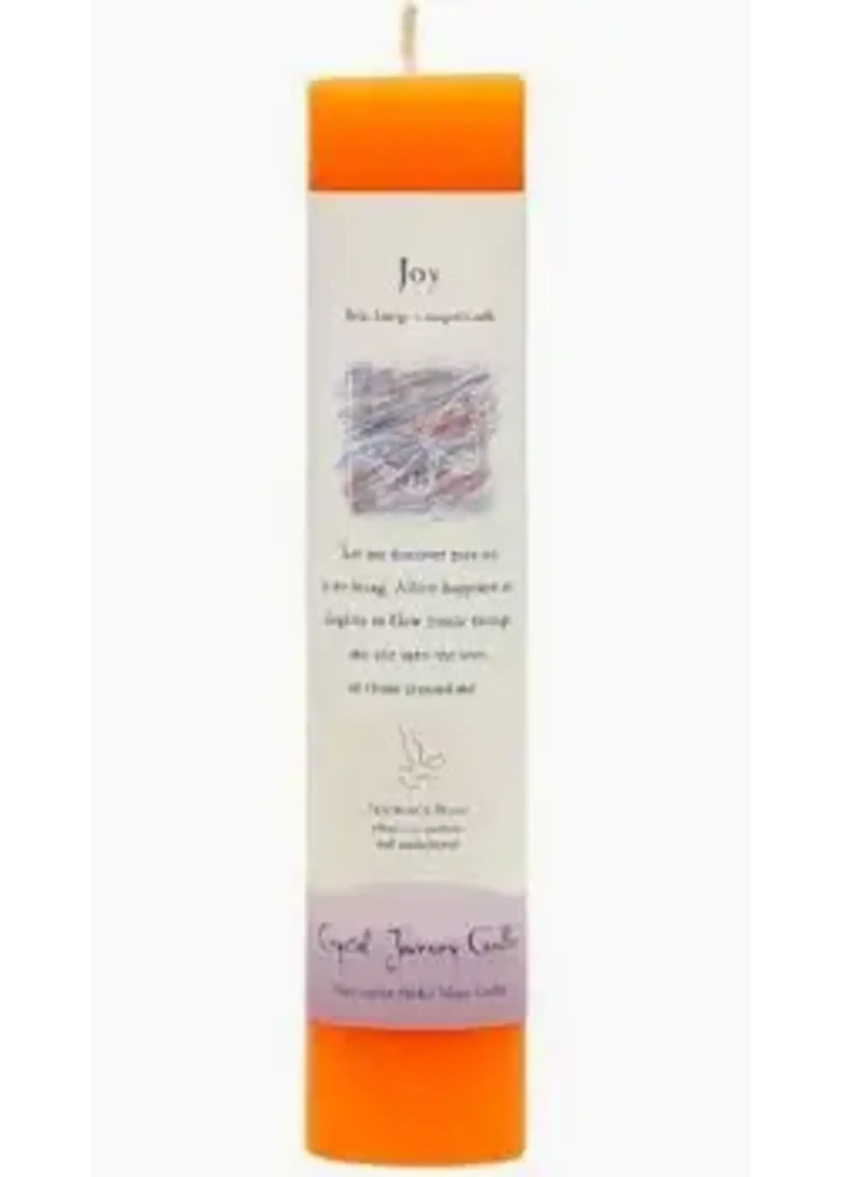 Candle Herbal Pillar Joy