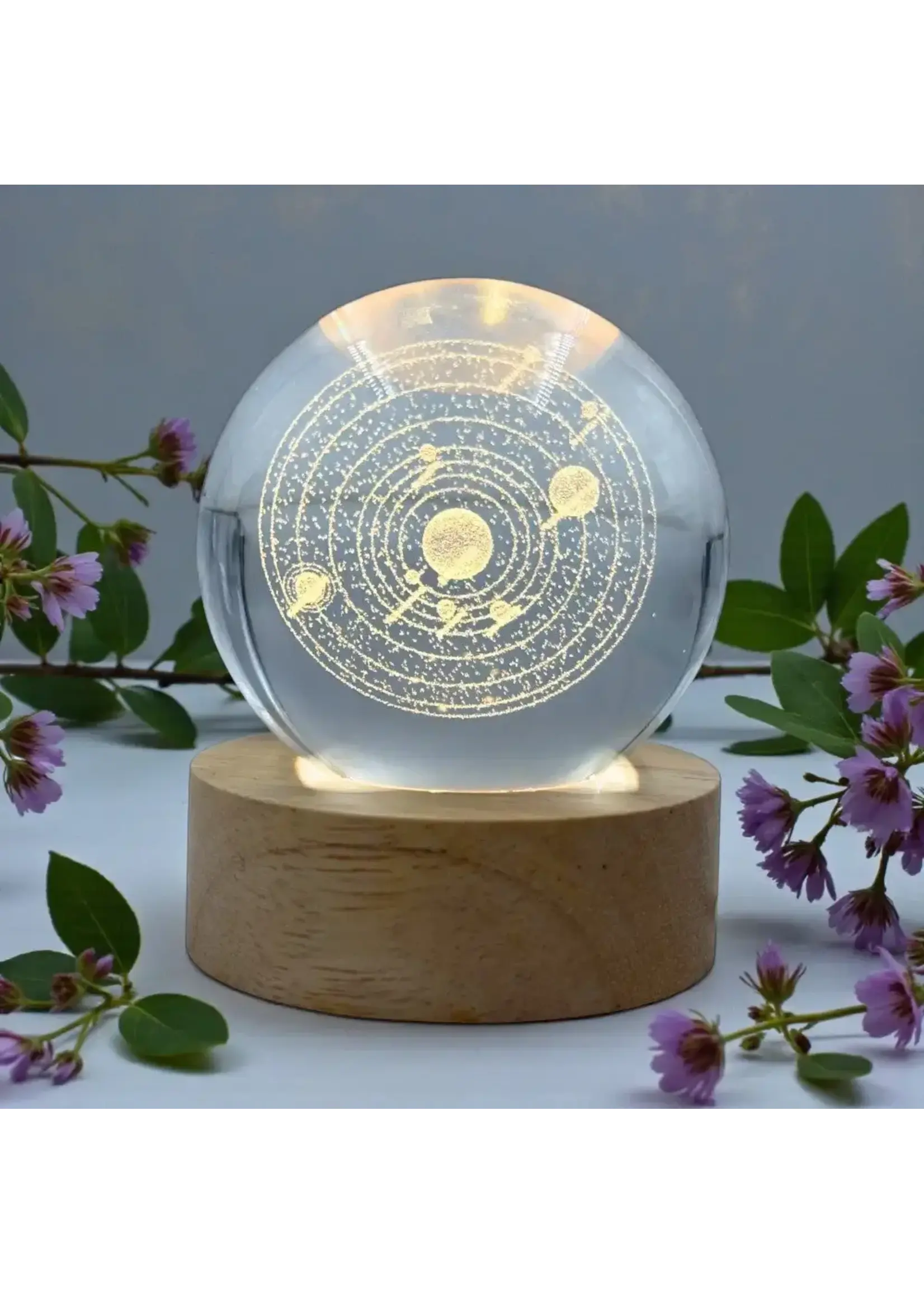 Solar System with LED Base