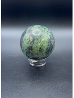 Ruby Zoisite Sphere