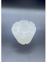 Selenite Flower Candleholder