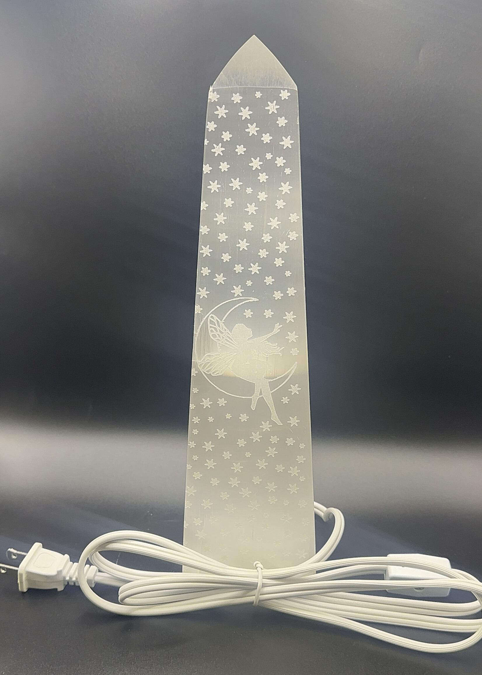 Selenite Fairy Lamp