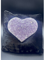 Amethyst Heart Druzy