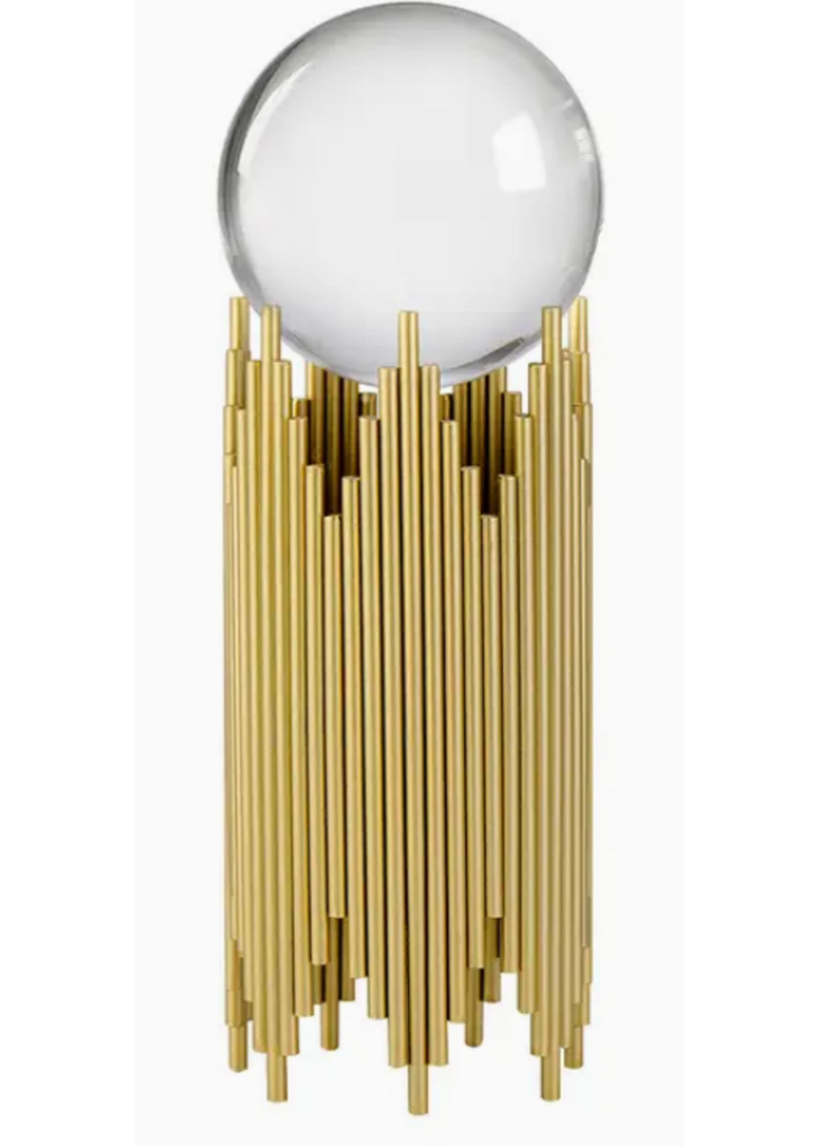 Original Source Crystal Ball Metal Stand – Cylinder