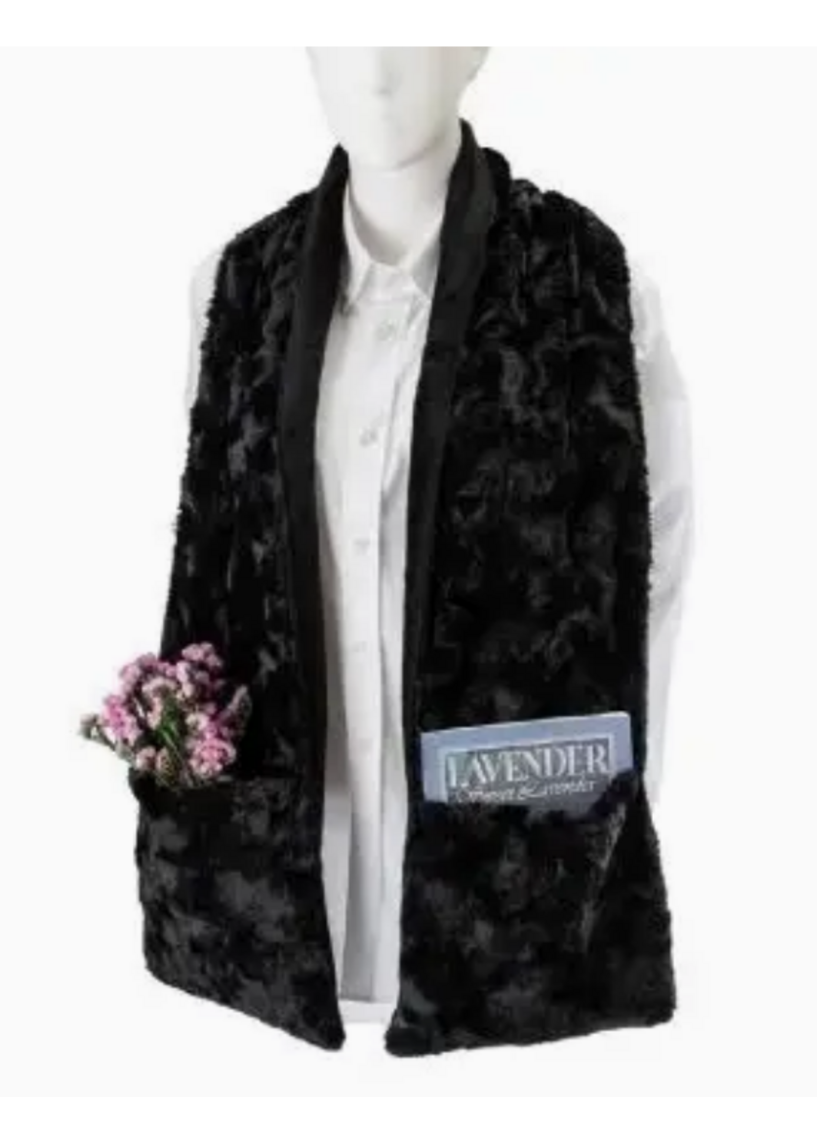 Sonoma Lavender Neck Wrap with Pockets Onyx Mink