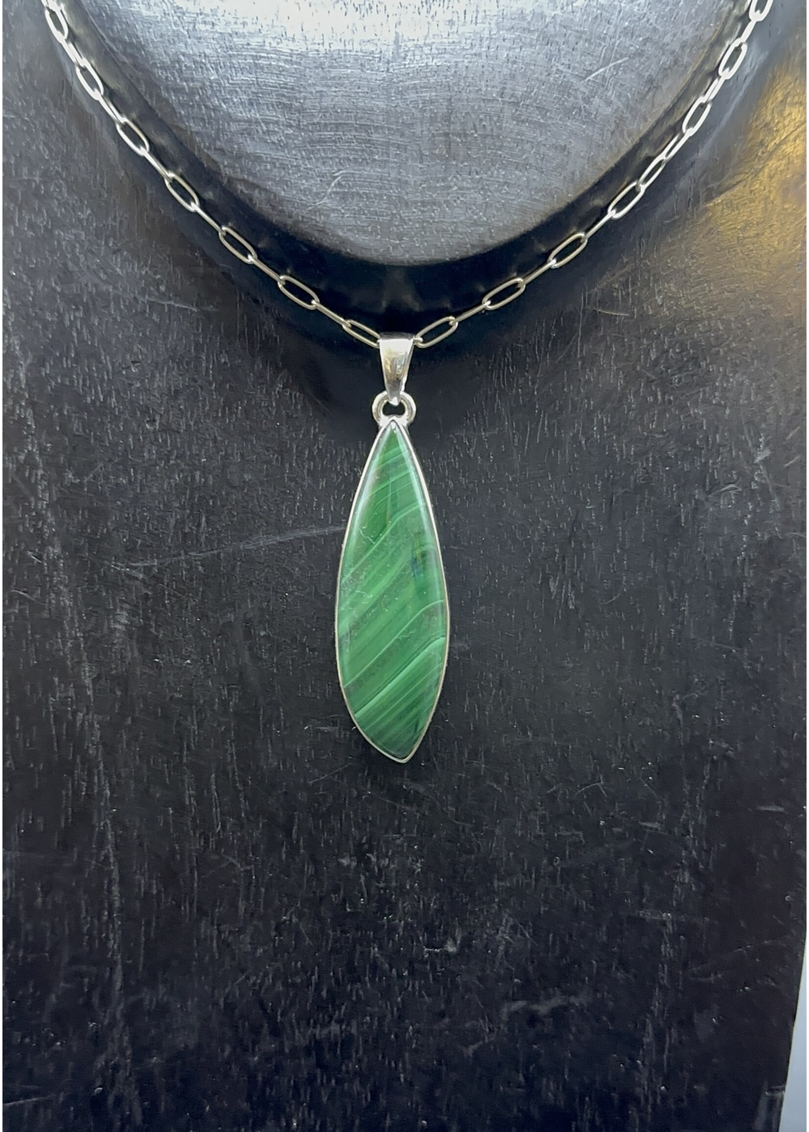 Pendant Malachite SS