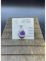 Pendant Amethyst Lace SS